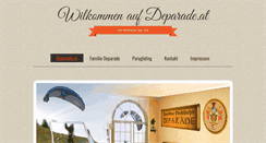 Desktop Screenshot of deparade.at