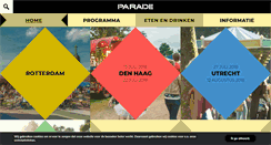 Desktop Screenshot of deparade.nl